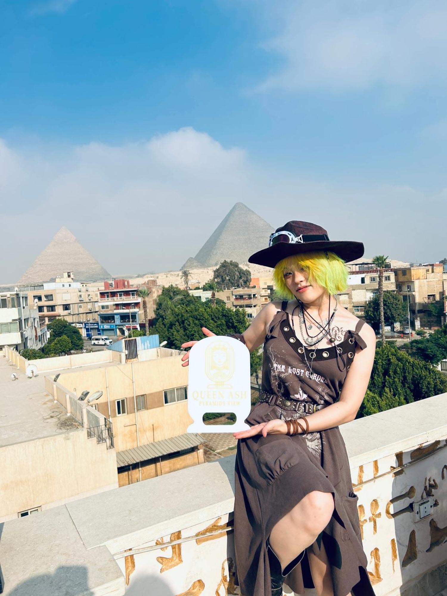 Queen Ash Pyramid View Inn Kafrat al Jabal Екстер'єр фото